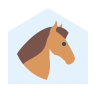 icono de cabeza caballo